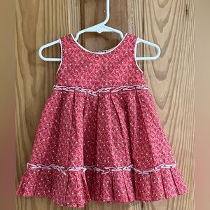 Eternal Creation Girls 6-9M Floral Sleeveless Dress